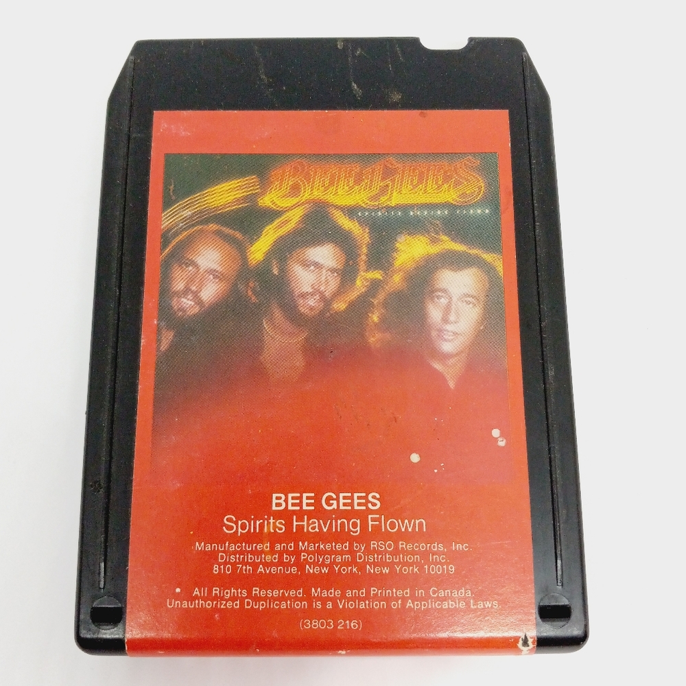 Bee Gees Vintage 70's Spirit Having Flown 8 Track Tape